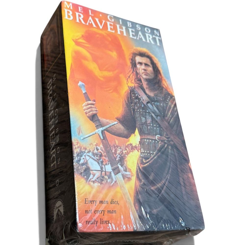 Vintage Sealed Braveheart Double VHS Movie 1996 Paramount Mel Gibson 2-Tape